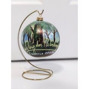 Seattle Opera Der Ring des Nibelungen Polish Glass Christmas Ornament Large 4"